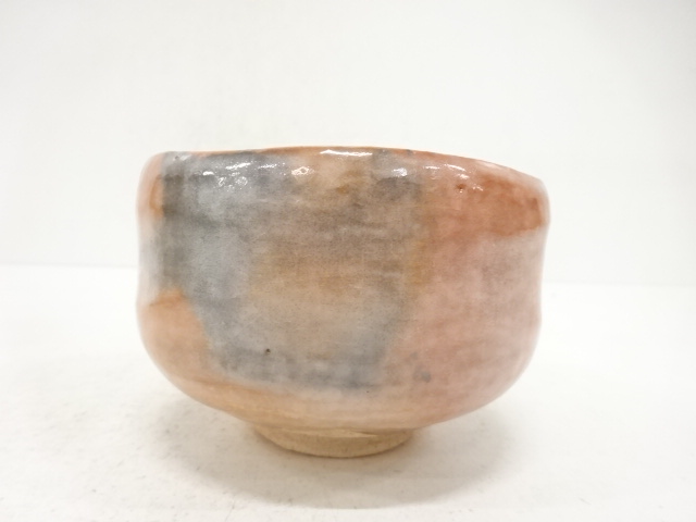  醍醐窯　島荷平造　赤楽　茶碗